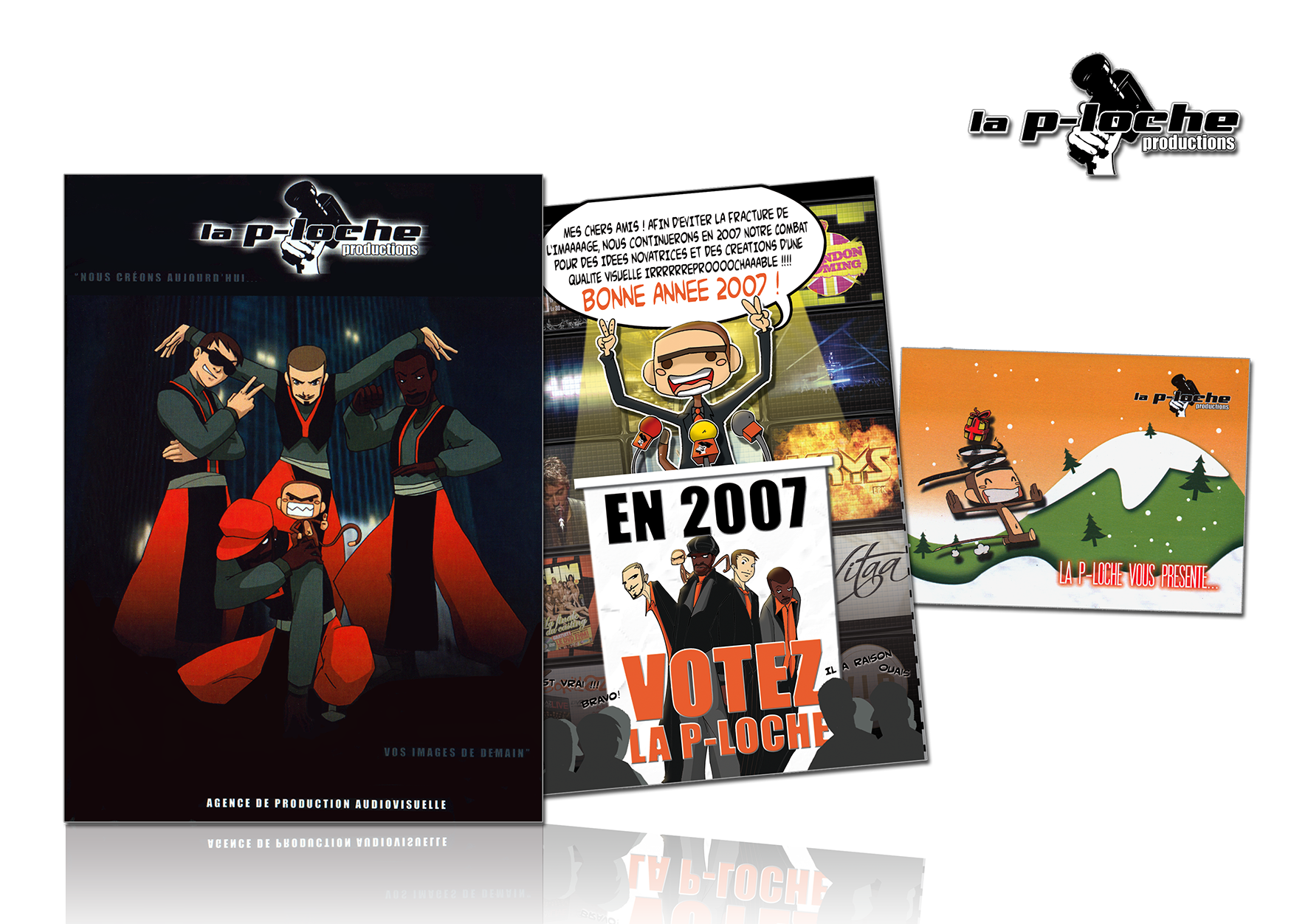 Réalisations graphiques pour La P-LOCHE 