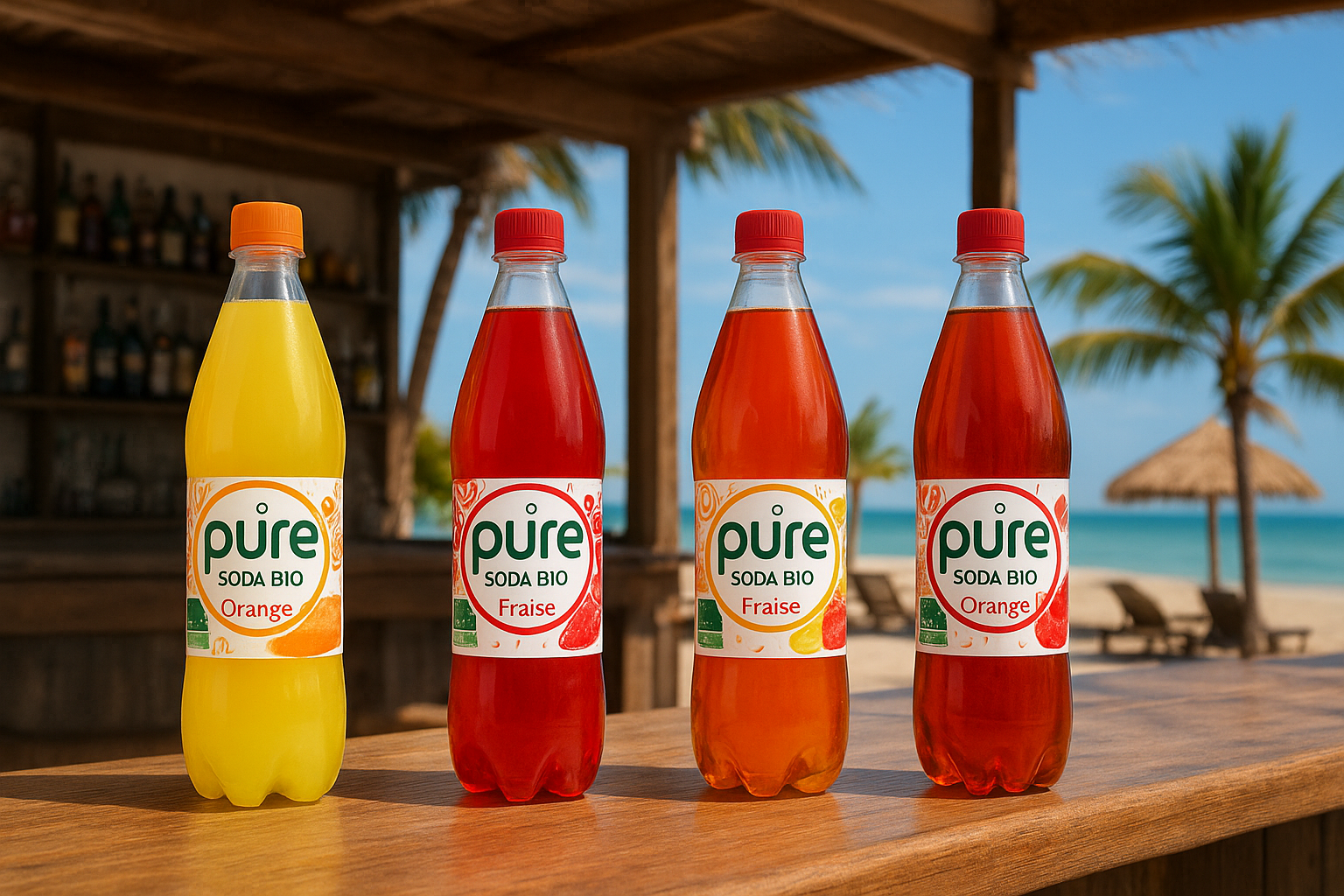 Création du packaging Pure Soda Bio