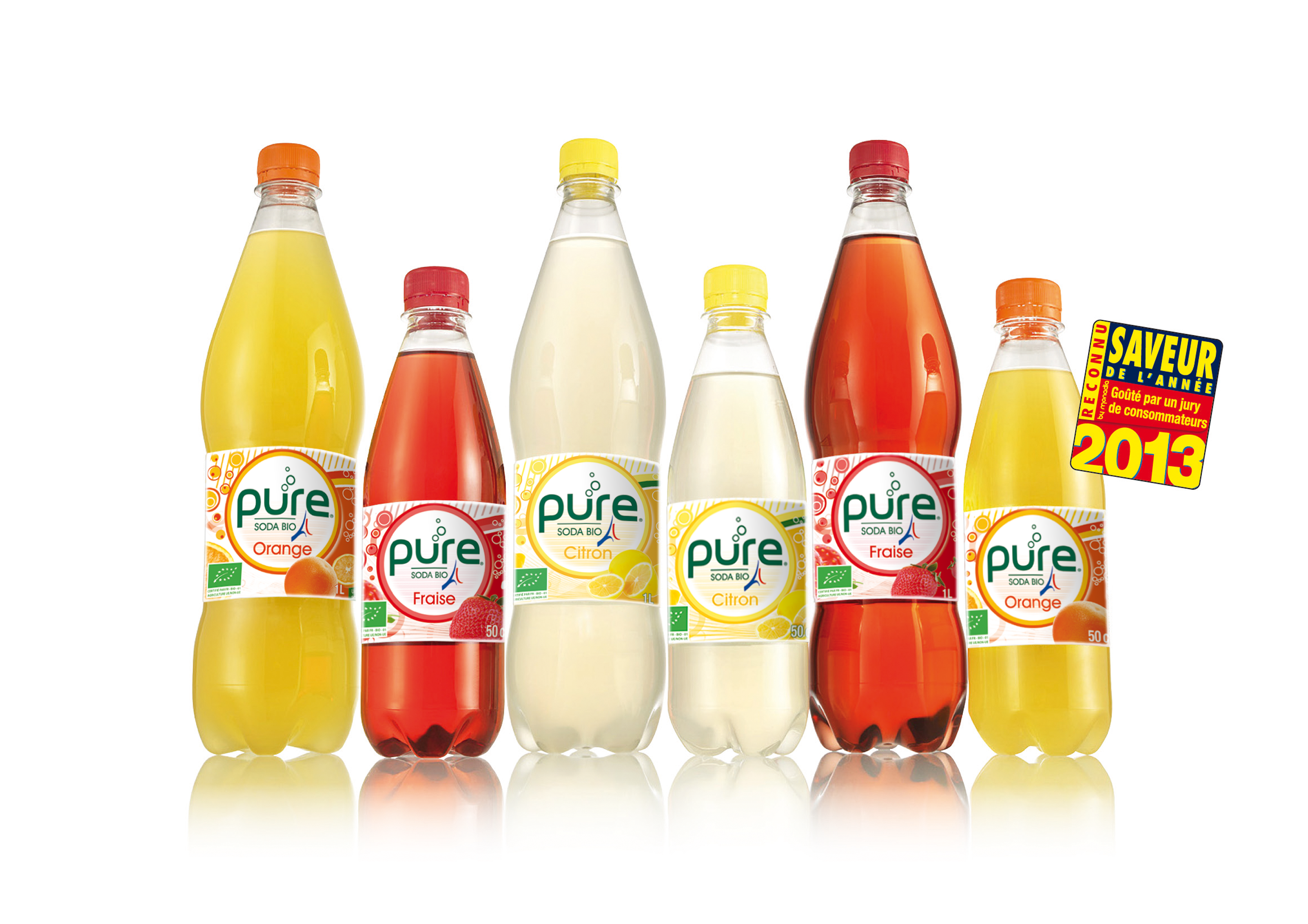 Création du packaging Pure Soda Bio