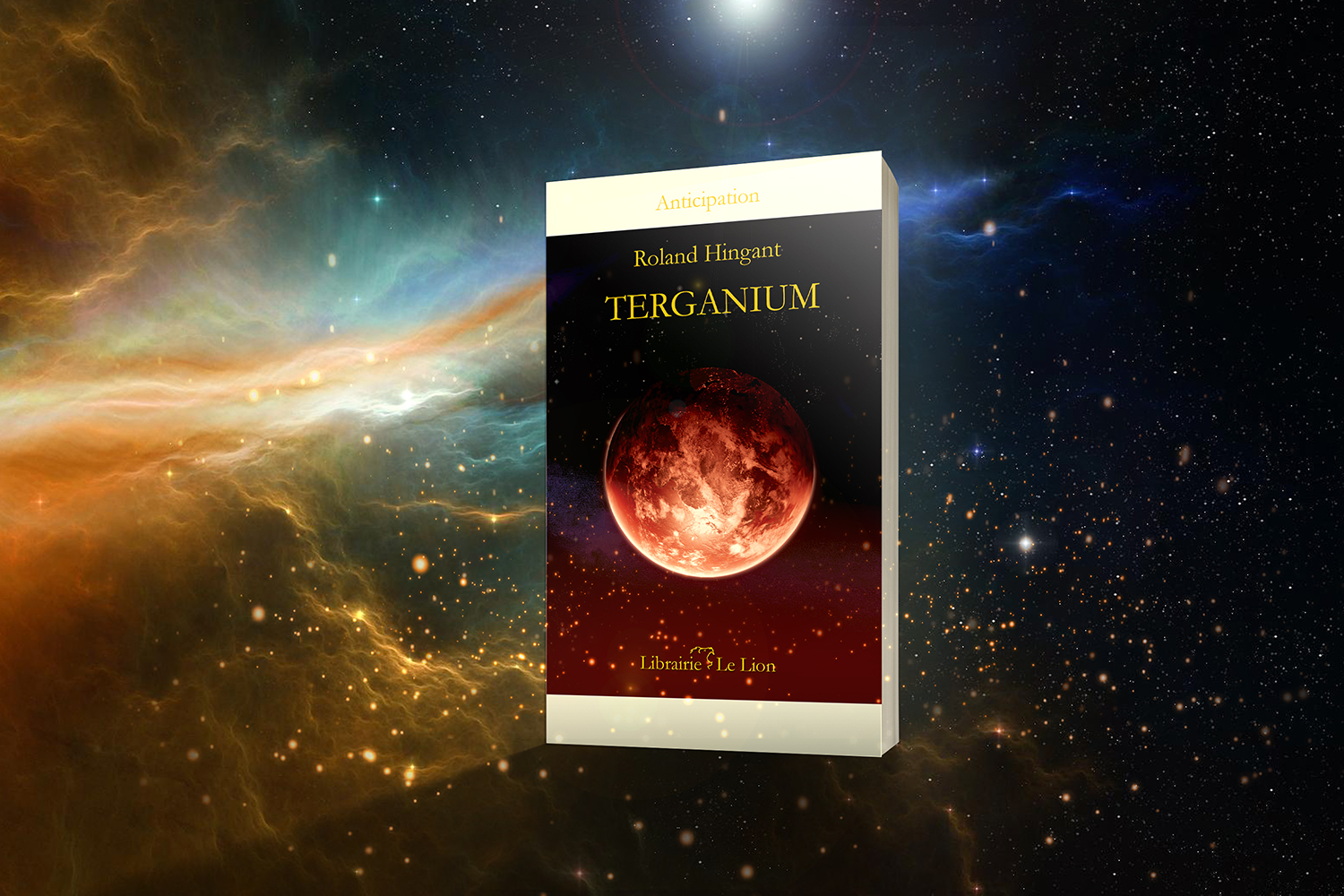 Illustration et mise en page du roman de science-fiction "TERGANIUM"