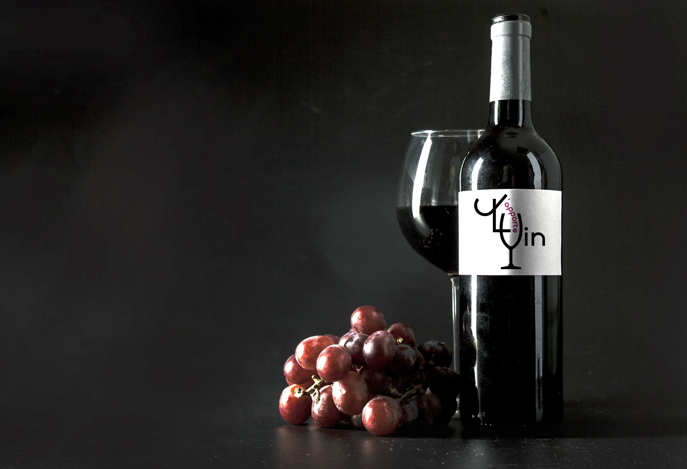 CRÉATION DU LOGO « J’APPORTE LE VIN » 🍷✨