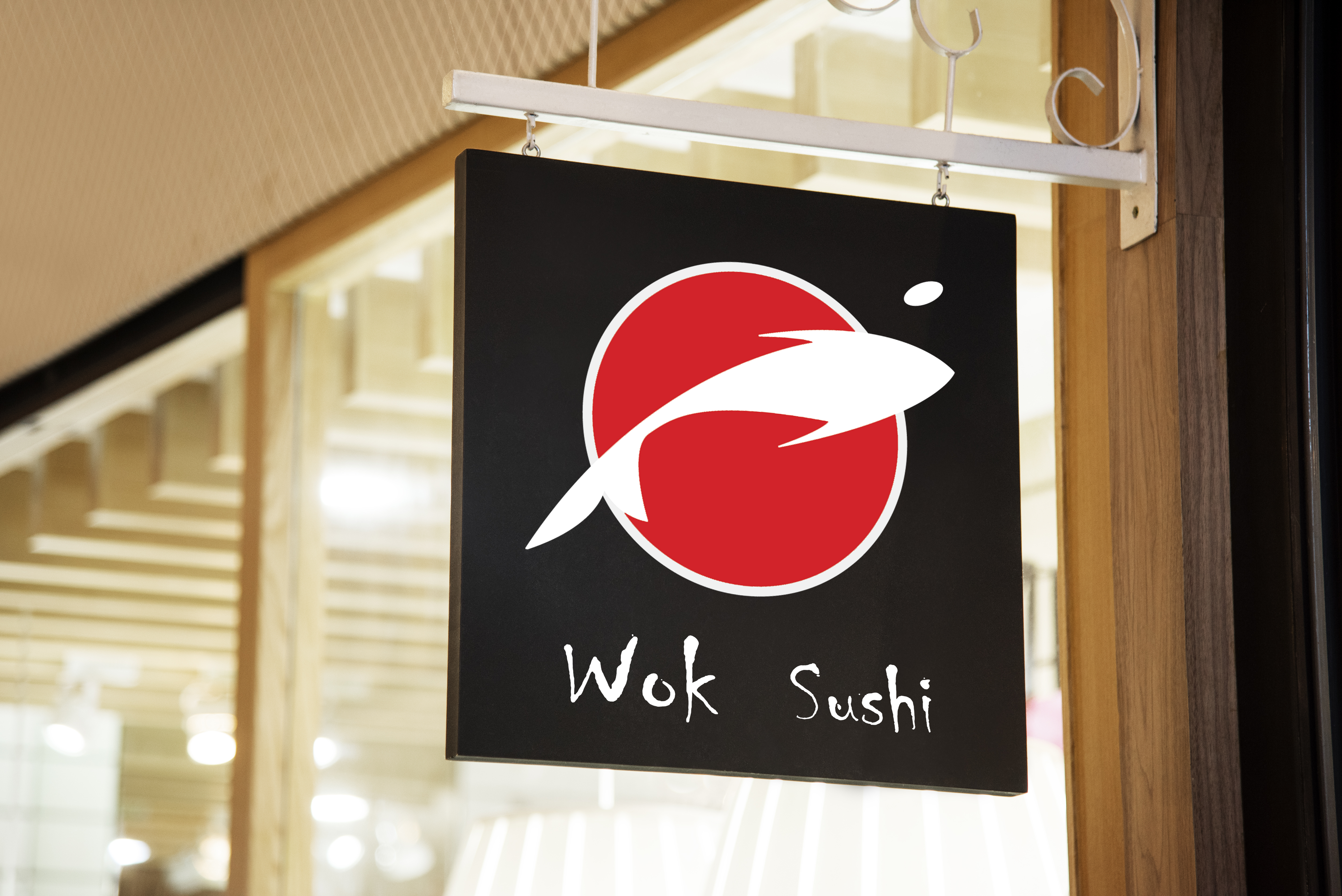 🎨 Création du logo & charte graphique pour le restaurant japonais O’WOKSUSHI
