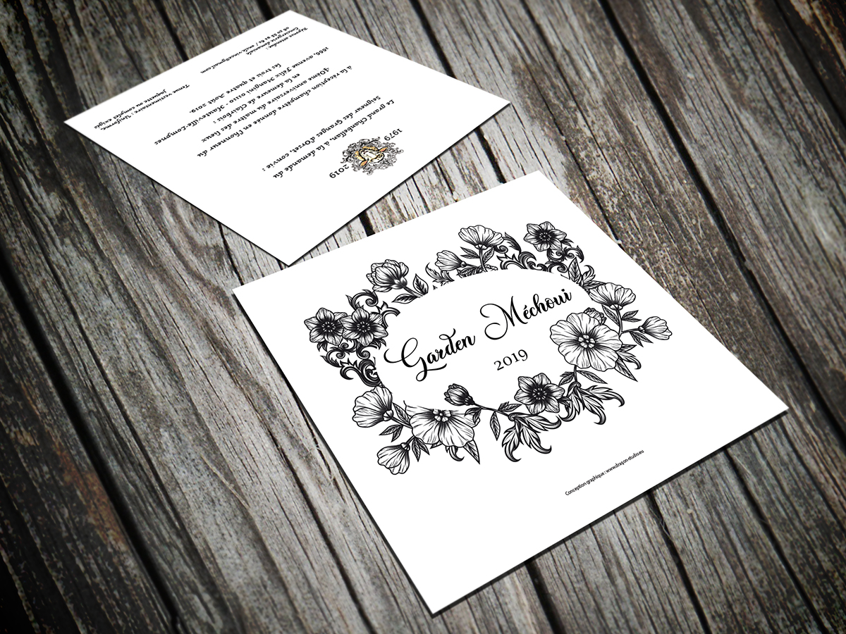 Création mail & carton d’invitation – Garden Méchoui 2019