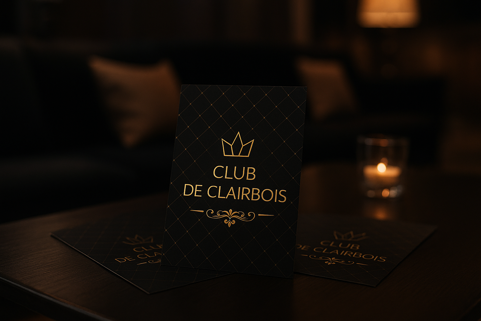 Une invitation d’exception pour le Club de Clairbois : élégance, dorure et savoir-faire graphique